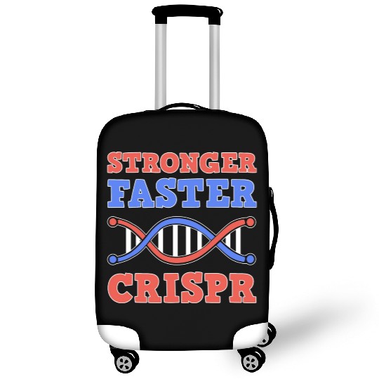 Stronger Faster Crispr Graffiti Biology Teacher Luggage Covers