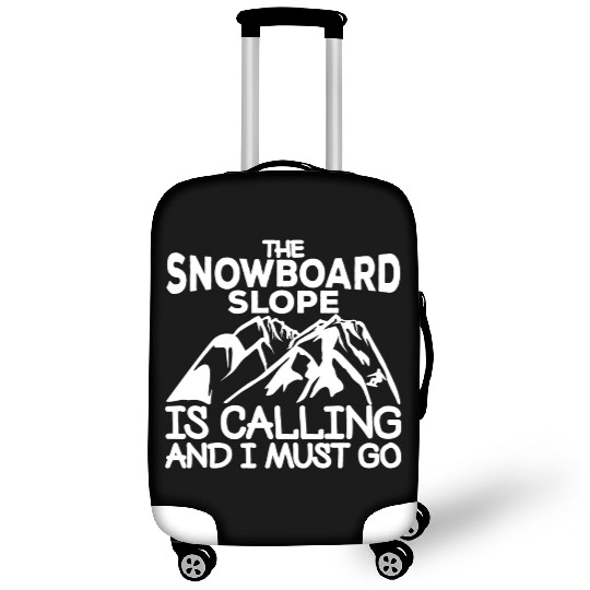 Snowboarding Quote Luggage Covers