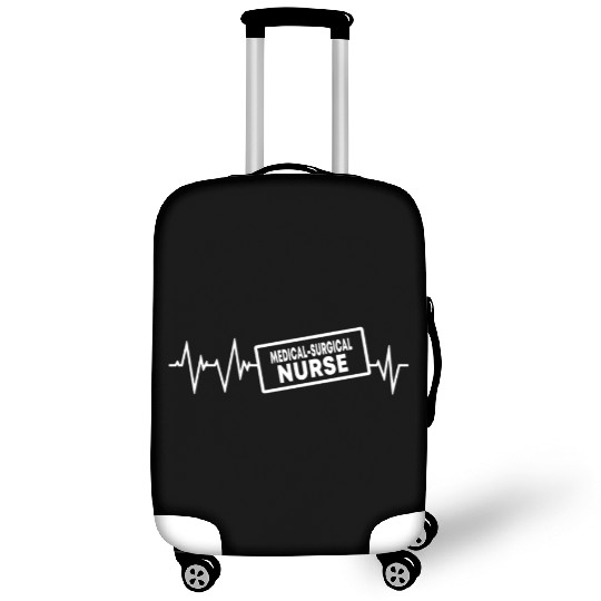 Medical-Surgical Nurse Heartbeat Nursing Luggage Covers