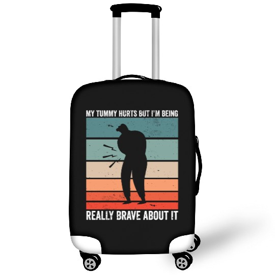 Funny Tummy Ache Survivor My Tummy Hurts Celiac Luggage Covers