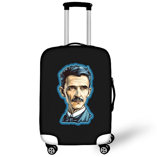 Nikola Tesla Physics Nerd Geek Luggage Covers