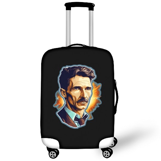 Nikola Tesla Physics Nerd Geek Natural Sciences Luggage Covers