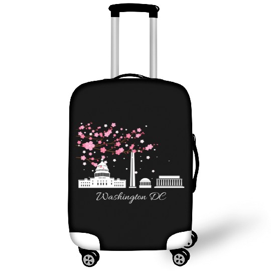 Washington Dc Monuments Memorials Cherry Blossoms Luggage Covers