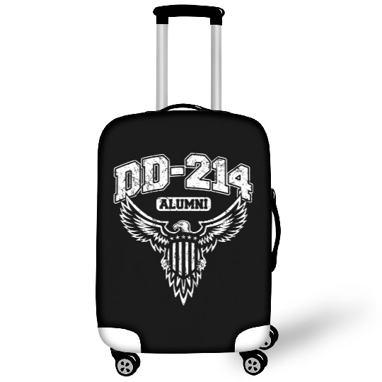 Dd 214 Alumni Military Veteran With Usa Eagle Luggage Covers
