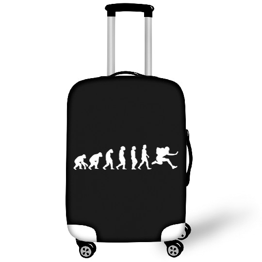 Amarican Football Evolution sports white Luggage Covers