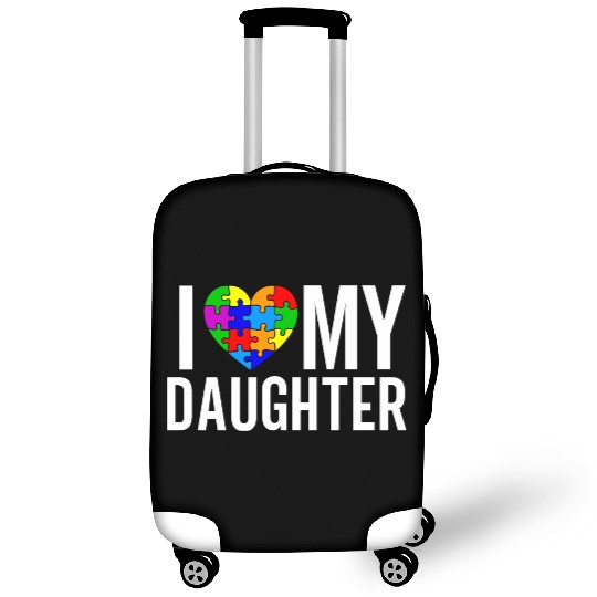 I Love My Daughter Luggage Covers