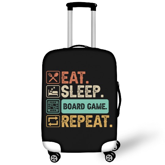 Eat Sleep Board Game Repeat Luggage Covers