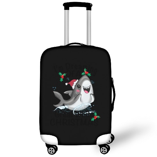 Great White Christmas Luggage Covers