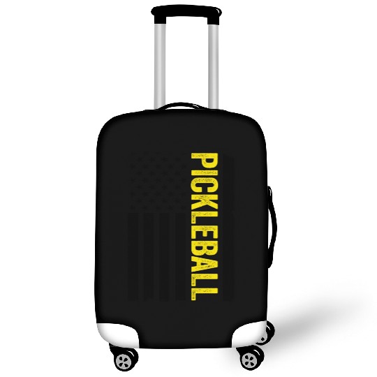 American Flag Us 4th Of July Pickleball Funny Luggage Covers