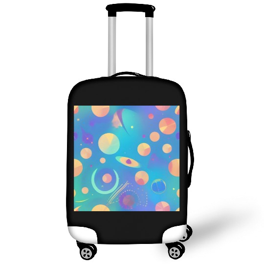 Galaxy nebula art Luggage Covers