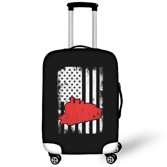 US Patriotic Railroader Luggage Covers