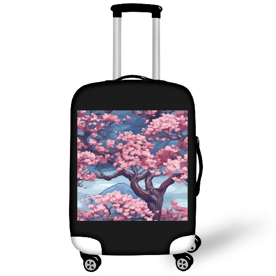 Anime Euphoria: Fantasy Cherry Blossom Dreamscape Luggage Covers