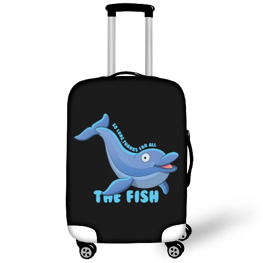 Thankful Dolphin Luggage Covers