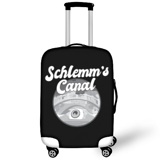 Schlemm's Canal Funny Optometrist Pun Eye Luggage Covers