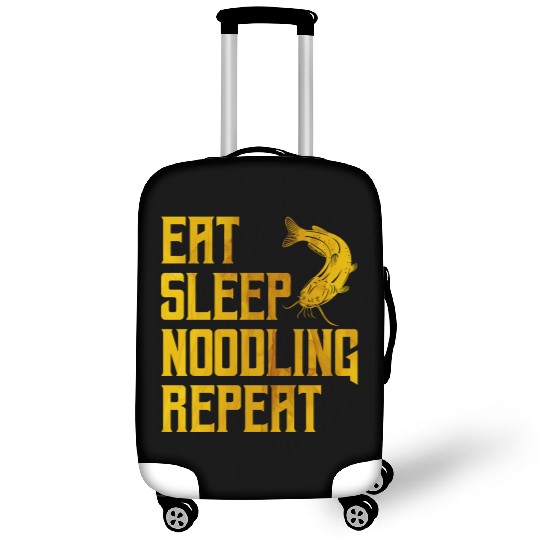 Flathead Fish Eat Sleep Noodling Repeat Catfish Luggage Covers
