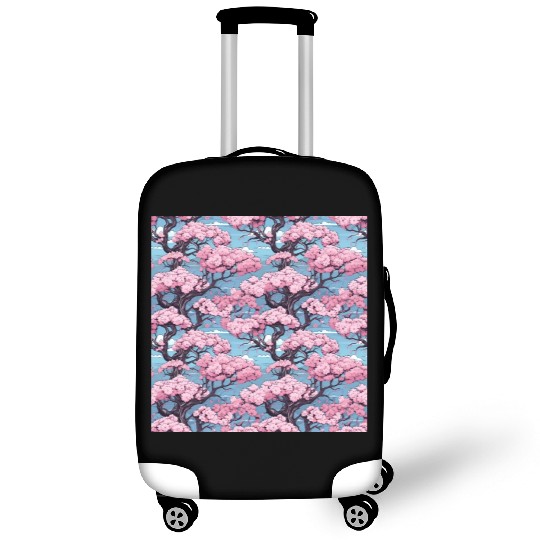 Anime Euphoria: Fantasy Cherry Blossom Dreamscape Luggage Covers