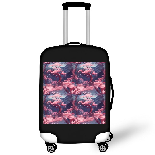 Anime Euphoria: Fantasy Cherry Blossom Dreamscape Luggage Covers