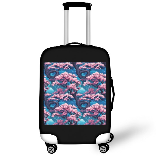 Anime Euphoria: Fantasy Cherry Blossom Dreamscape Luggage Covers