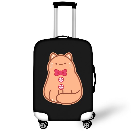 Gingerbread Cat Luggage Covers