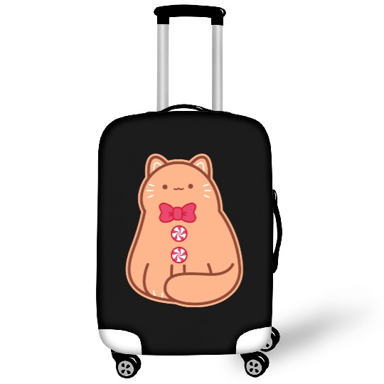Gingerbread Cat Luggage Covers