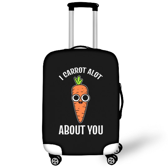Carrot Pun Vegetable Farmer Luggage Covers