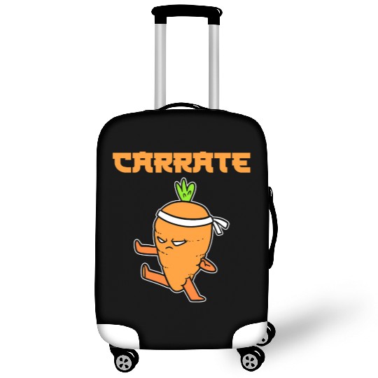 Carrot Pun Vegetarian Luggage Covers