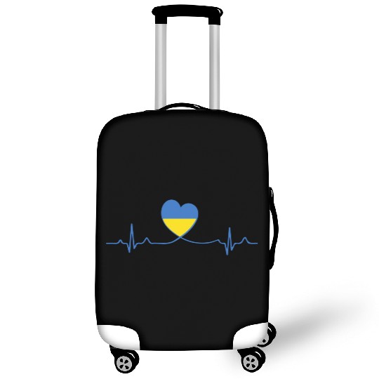 My Heart Beats For Ukraine Luggage Covers