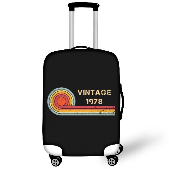 Vintage 1978 birthday retro design Luggage Covers