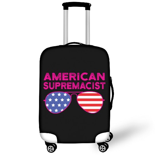 American Supremacist American Flag Merica Usa Luggage Covers