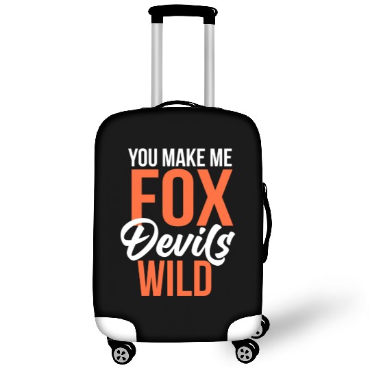 you make fox devils wild geek Luggage Covers
