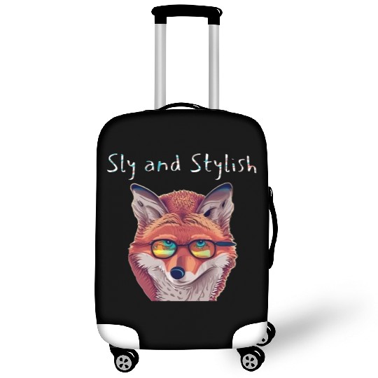 Sly and Stylish fox Luggage Covers