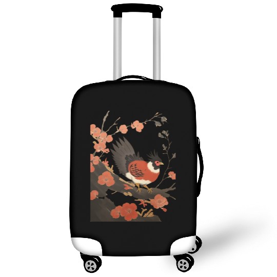 The Bird on the Cherry Blossom Tree Luggage Covers