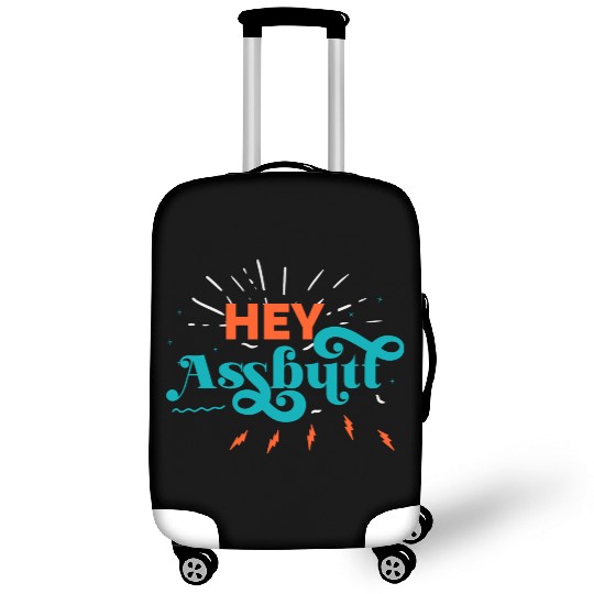 Supernatural Hey Assbutt Typography Luggage Covers