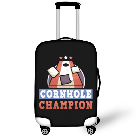 Grunge Cornhole Champion Bean Bag Lover Luggage Covers
