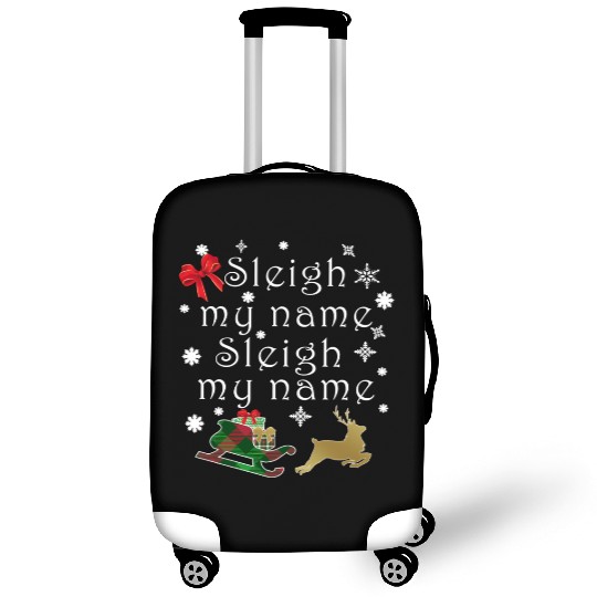 Hilarious Sleigh My Name Parody Luggage Covers