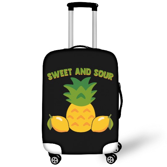 Pineapple And Lemon Vibes For Sweet And Sour Luggage Covers