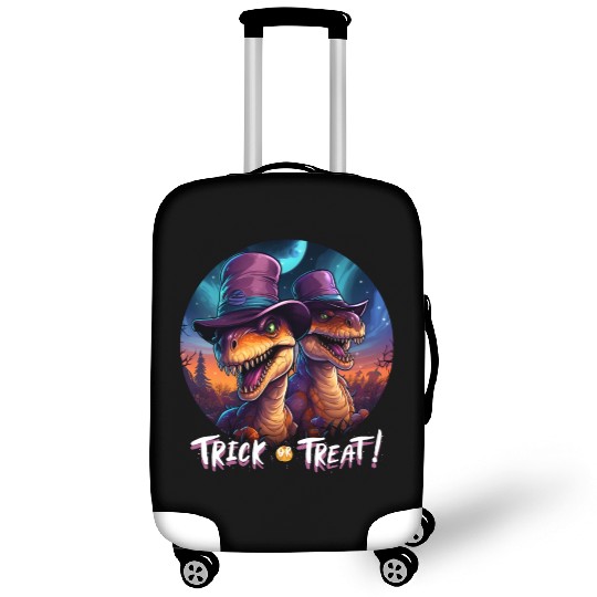 Halloween Dinosaur Velociraptor Trick or Treat Luggage Covers