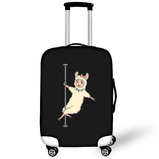 Llama On Pole Dance Pole Pole Fitness Luggage Covers
