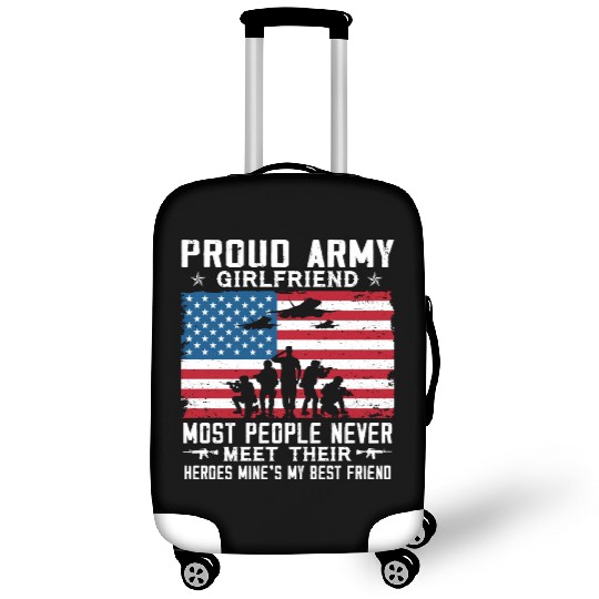 Proud US Army Girlfriend Luggage Covers