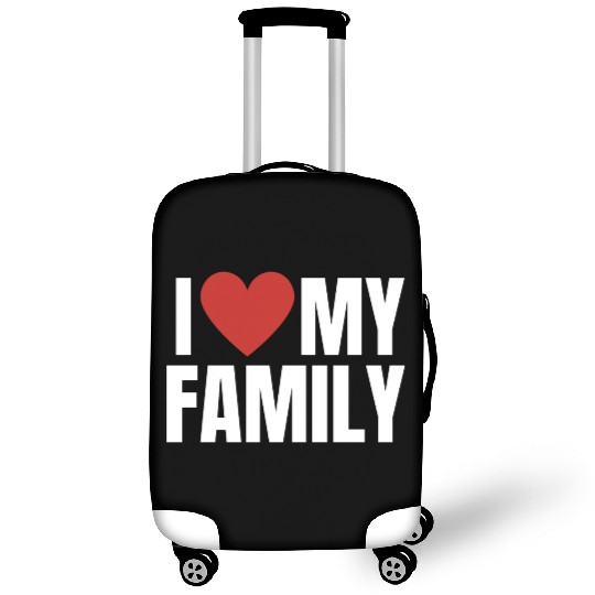 I Love My Family Gathering Reunion Celebration Luggage Covers