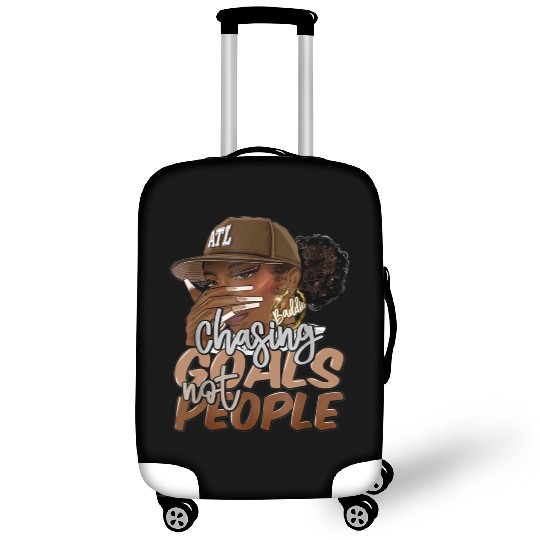 Chasing Goals Not People Black Woman Black Queen Luggage Covers