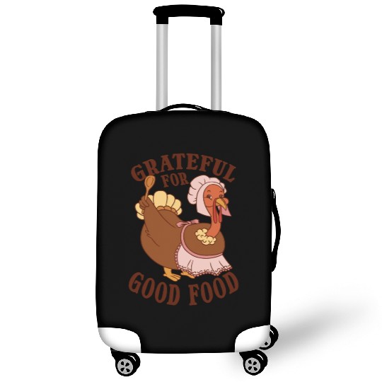 Thanksgiving Turkey Funny Food Lover Design Luggage Covers