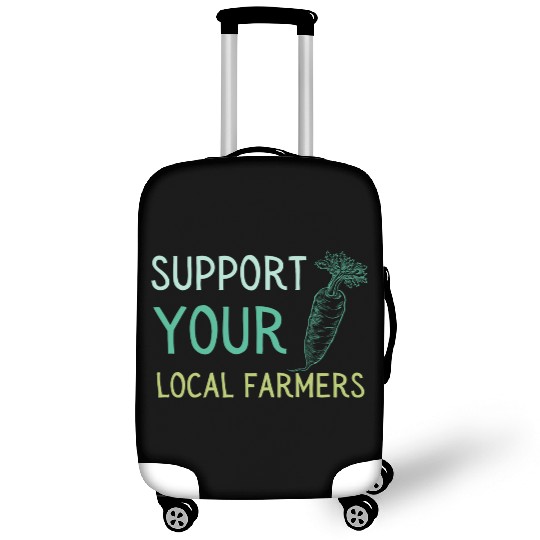 Support Local Farmers Carrot Luggage Covers