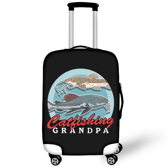 Catfishing Grandpa Fish Catfish Fishing Luggage Covers