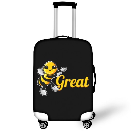 The Cute Bee Says Be Great The Bee Luggage Covers