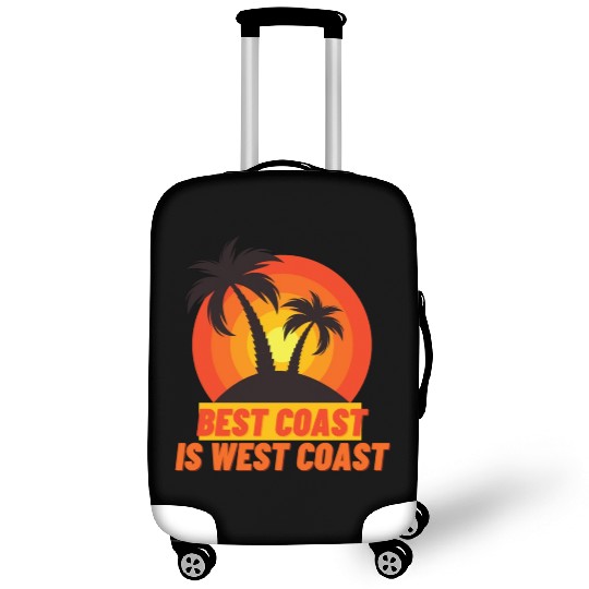 Best Coast Is West Coast Luggage Covers