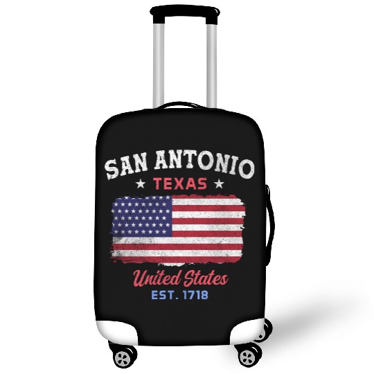 San Antonio Texas est 1718 Design for proud San Luggage Covers