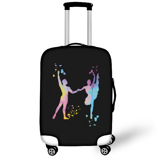 Ballet Dance Couple Woman Ballerina Luggage Covers