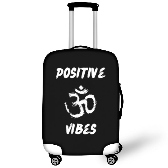 Positive vibes quote Luggage Covers and apparel design