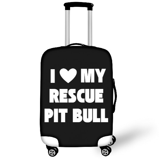 I Love My Rescue Pit Bull | Pitbull Advocacy Luggage Covers